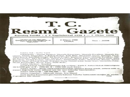 18 Şubat 2015 Tarihli ve 29271 Sayılı Resmî Gazete de yayımlanan Ek Karar, Yönetmelik ve Tebliğler.